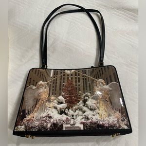 Christmas at Rockefeller Center Shoulder Purse
